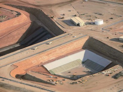 The Waste Control Specialists' Andrews County, Texas site is seen in this aerial handout image taken August 29, 2011. REUTERS/Handout The Waste Control Specialists' Andrews County, Texas site is seen in this aerial handout image taken August 29, 2011. REUTERS/Handout