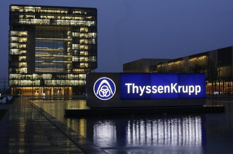 General view of the headquarters of Germany's top steelmaker ThyssenKrupp in Essen November 18, 2013. REUTERS/Ina Fassbender General view of the headquarters of Germany's top steelmaker ThyssenKrupp in Essen November 18, 2013. REUTERS/Ina Fassbender