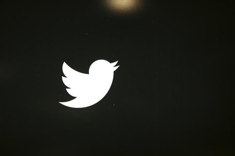 The Twitter logo is seen at the company's headquarters in San Francisco, California October 4, 2013. REUTERS/Robert Galbraith The Twitter logo is seen at the company's headquarters in San Francisco, California October 4, 2013. REUTERS/Robert Galbraith