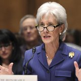 U.S. Health and Human Services Secretary Kathleen Sebelius testifies before a Senate Finance Committee hearing on "Health Insurance Exchange U.S. Health and Human Services Secretary Kathleen Sebelius testifies before a Senate Finance Committee hearing on "Health Insurance Exchange