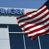 An Amgen sign is seen at the company's office in South San Francisco, California October 21, 2013. REUTERS/Robert Galbraith An Amgen sign is seen at the company's office in South San Francisco, California October 21, 2013. REUTERS/Robert Galbraith