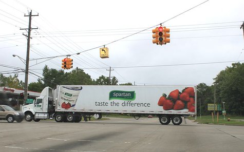 A Spartan delivery truck seen in Romulus, Michigan. A Spartan delivery truck seen in Romulus, Michigan.