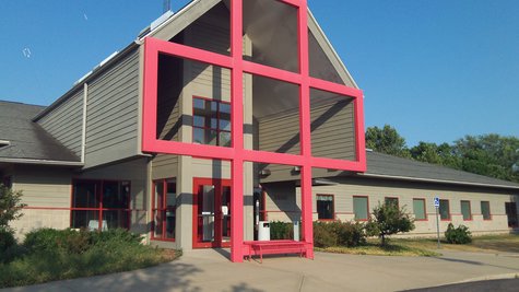 This is the Red Cross Headquarters on Venture Court and site of the shelter. This is the Red Cross Headquarters on Venture Court and site of the shelter.