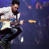 Maroon 5 lead singer Adam Levine jumps as they perform during the iHeartRadio Music Festival in Las Vegas, Nevada September 21, 2013. REUTER Maroon 5 lead singer Adam Levine jumps as they perform during the iHeartRadio Music Festival in Las Vegas, Nevada September 21, 2013. REUTER