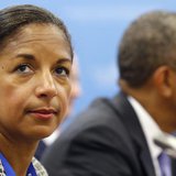 U.S. National Security Advisor Susan Rice looks up during a meeting between U.S. President Barack Obama (R) and Japanese Prime Minister Shin U.S. National Security Advisor Susan Rice looks up during a meeting between U.S. President Barack Obama (R) and Japanese Prime Minister Shin