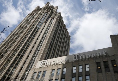 The Chicago Tribune building is seen in Chicago, April 24, 2013. REUTERS/Jim Young The Chicago Tribune building is seen in Chicago, April 24, 2013. REUTERS/Jim Young