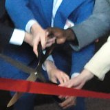 The ribbon did not stand a chance. The ribbon did not stand a chance.