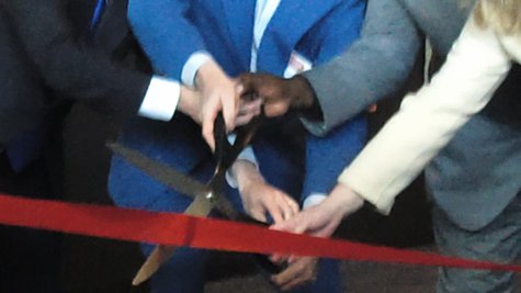 The ribbon did not stand a chance. The ribbon did not stand a chance.
