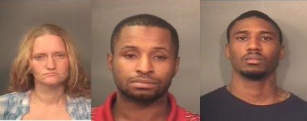 Amber Reynolds left,
Marteail Brewer center,
Damien Tyler right Amber Reynolds left,
Marteail Brewer center,
Damien Tyler right