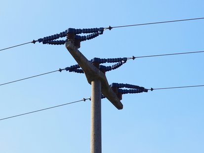 power line pole power line pole