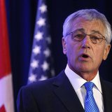 U.S. Defense Secretary Chuck Hagel speaks following the signing of the Canada-U.S. Asia-Pacific Defense Policy Cooperation Framework at the U.S. Defense Secretary Chuck Hagel speaks following the signing of the Canada-U.S. Asia-Pacific Defense Policy Cooperation Framework at the