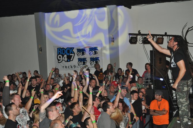 Nonpoint with a sold out crowd