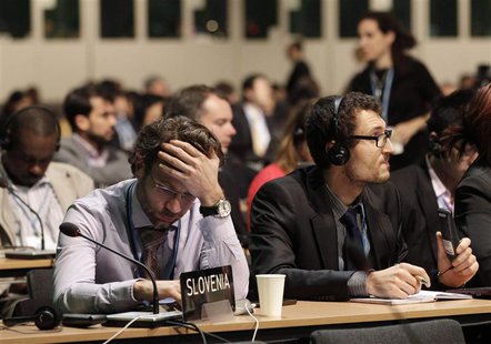 Delegates attend the closing session of the 19th conference of the United Nations Framework Convention on Climate Change (COP19) in Warsaw N Delegates attend the closing session of the 19th conference of the United Nations Framework Convention on Climate Change (COP19) in Warsaw N