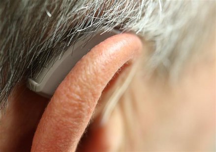 An employee of GN, the world's fourth largest maker of hearing aids, demonstrates the use of ReSound LiNX in Vienna November 22, 2013. REUTE An employee of GN, the world's fourth largest maker of hearing aids, demonstrates the use of ReSound LiNX in Vienna November 22, 2013. REUTE
