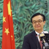 Chinese Commerce Minister Gao Hucheng attends a news conference with European Union Trade Commissioner Karel de Gucht (not pictured) at the Chinese Commerce Minister Gao Hucheng attends a news conference with European Union Trade Commissioner Karel de Gucht (not pictured) at the