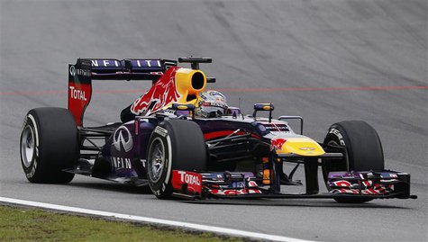 Red Bull Formula One driver Sebastian Vettel of Germany drives during the Brazilian F1 Grand Prix at the Interlagos circuit in Sao Paulo Nov Red Bull Formula One driver Sebastian Vettel of Germany drives during the Brazilian F1 Grand Prix at the Interlagos circuit in Sao Paulo Nov