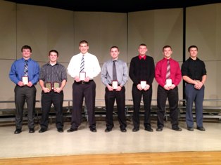Coldwater High School football awards banquet winners, November 24, 2013 Coldwater High School football awards banquet winners, November 24, 2013