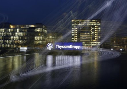 General view of headquarters of Germany's top steelmaker ThyssenKrupp in Essen November 18, 2013. REUTERS/Ina Fassbender General view of headquarters of Germany's top steelmaker ThyssenKrupp in Essen November 18, 2013. REUTERS/Ina Fassbender