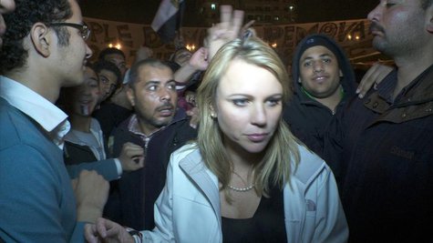 CBS Correspondent Lara Logan is pictured in Cairo's Tahrir Square moments before she was assaulted in this photograph taken on February 11, CBS Correspondent Lara Logan is pictured in Cairo's Tahrir Square moments before she was assaulted in this photograph taken on February 11,
