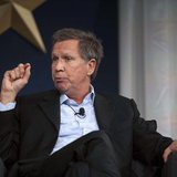 Governor John Kasich (R-OH) responds to a topic during the plenary session entitled "State of play - The Key to GOP Messaging in 2014" at th Governor John Kasich (R-OH) responds to a topic during the plenary session entitled "State of play - The Key to GOP Messaging in 2014" at th