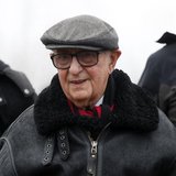 President of the International Criminal Tribunal for the former Yugoslavia (ICTY) Theodor Meron (C) visits the Tomasica mass grave near Prij President of the International Criminal Tribunal for the former Yugoslavia (ICTY) Theodor Meron (C) visits the Tomasica mass grave near Prij
