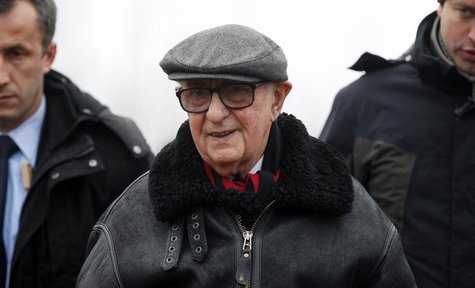 President of the International Criminal Tribunal for the former Yugoslavia (ICTY) Theodor Meron (C) visits the Tomasica mass grave near Prij President of the International Criminal Tribunal for the former Yugoslavia (ICTY) Theodor Meron (C) visits the Tomasica mass grave near Prij
