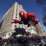 The Spiderman balloon floats down Central Park West during the 86th Macy's Thanksgiving Day Parade in New York in a November 22, 2012 file p The Spiderman balloon floats down Central Park West during the 86th Macy's Thanksgiving Day Parade in New York in a November 22, 2012 file p