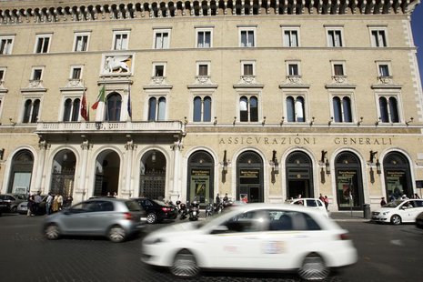 A view of Generali headquarters in Rome April 6, 2011. REUTERS/Remo Casilli A view of Generali headquarters in Rome April 6, 2011. REUTERS/Remo Casilli
