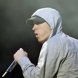 U.S. rapper Eminem performs during the Abu Dhabi F1 Grand Prix After Race closing concert at the du Arena on Yas Island November 4, 2012. RE U.S. rapper Eminem performs during the Abu Dhabi F1 Grand Prix After Race closing concert at the du Arena on Yas Island November 4, 2012. RE