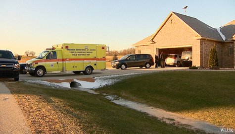 Authorities investigate a suspicious death in Ledgeview, Nov. 27, 2013. (Photo from: FOX 11). Authorities investigate a suspicious death in Ledgeview, Nov. 27, 2013. (Photo from: FOX 11).