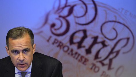 Bank of England Governor Mark Carney speaks during the bank's quarterly inflation report news conference at the Bank of England in London No Bank of England Governor Mark Carney speaks during the bank's quarterly inflation report news conference at the Bank of England in London No