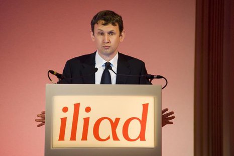 Maxime Lombardini, Chief Executive of French broadband Internet provider Iliad, speaks during the company's 2009 annual results presentation Maxime Lombardini, Chief Executive of French broadband Internet provider Iliad, speaks during the company's 2009 annual results presentation