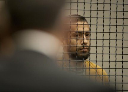Former U.S. Marine Itzcoatl Ocampo, 23, an Iraq war veteran, has his arraignment postponed on charges of first degree murder in Santa Ana, C Former U.S. Marine Itzcoatl Ocampo, 23, an Iraq war veteran, has his arraignment postponed on charges of first degree murder in Santa Ana, C