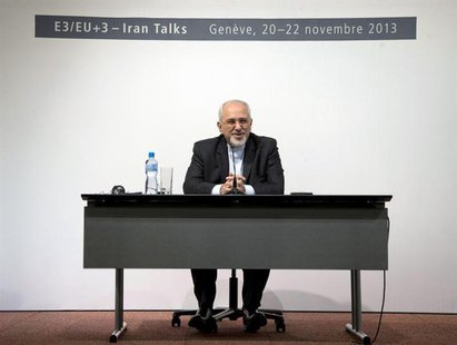 Iranian Foreign Minister Mohammad Javad Zarif speaks to the media about the deal that has been reached between six world powers and Iran at Iranian Foreign Minister Mohammad Javad Zarif speaks to the media about the deal that has been reached between six world powers and Iran at