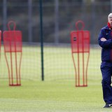 Arsenal's manager Arsene Wenger attends a team training session at their training ground in London Colney, north of London, November 25, 201 Arsenal's manager Arsene Wenger attends a team training session at their training ground in London Colney, north of London, November 25, 201