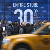 People line up to get into a store on 5th Ave. looking for Black Friday sales in New York November 29, 2013. Black Friday, the day following People line up to get into a store on 5th Ave. looking for Black Friday sales in New York November 29, 2013. Black Friday, the day following