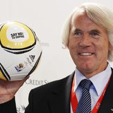 Jiri Dvorak, Chief Medical Officer of the FIFA poses for photographers as he presents a ball with the lettering "SAY NO! TO DOPING" during a Jiri Dvorak, Chief Medical Officer of the FIFA poses for photographers as he presents a ball with the lettering "SAY NO! TO DOPING" during a