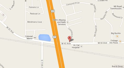 The location of Concord Place Apartments The location of Concord Place Apartments