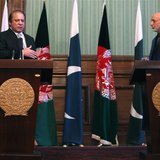 Afghanistan's President Hamid Karzai (R) and Pakistan's Prime Minister Nawaz Sharif attend a joint news conference in Kabul November 30, 201 Afghanistan's President Hamid Karzai (R) and Pakistan's Prime Minister Nawaz Sharif attend a joint news conference in Kabul November 30, 201