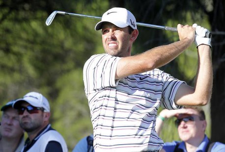 Charl Schwartzel of South Africa tees off on the 14th hole during the second round of the inaugural Turkish Airlines Open in the south west Charl Schwartzel of South Africa tees off on the 14th hole during the second round of the inaugural Turkish Airlines Open in the south west