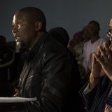 Mandla Mandela (L), grandson of former South African president Nelson Mandela, talks to journalists during a news conference in Mvezo, in th Mandla Mandela (L), grandson of former South African president Nelson Mandela, talks to journalists during a news conference in Mvezo, in th