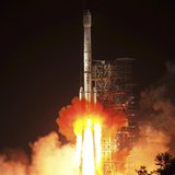 The Long March-3B rocket carrying the Chang'e-3 lunar probe blasts off from the launch pad at Xichang Satellite Launch Center, Sichuan provi The Long March-3B rocket carrying the Chang'e-3 lunar probe blasts off from the launch pad at Xichang Satellite Launch Center, Sichuan provi