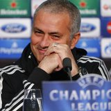 Chelsea manager Jose Mourinho smiles as he addresses a news conference in Basel November 25, 2013. Chelsea will play against Basel in the Ch Chelsea manager Jose Mourinho smiles as he addresses a news conference in Basel November 25, 2013. Chelsea will play against Basel in the Ch