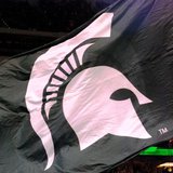 Michigan State Spartans flag Michigan State Spartans flag