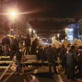 Protesters gather near barricades at Independence Square in Kiev December 2, 2013. REUTERS/Gleb Garanich Protesters gather near barricades at Independence Square in Kiev December 2, 2013. REUTERS/Gleb Garanich