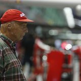 Former Formula One racing driver and three-time F1 World Champion, Niki Lauda of Austria, stands in the pit lane before the start of the Sin Former Formula One racing driver and three-time F1 World Champion, Niki Lauda of Austria, stands in the pit lane before the start of the Sin