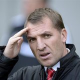 Liverpool manager Brendan Rodgers reacts before their English Premier League soccer match against Hull City at the KC stadium in Hull, north Liverpool manager Brendan Rodgers reacts before their English Premier League soccer match against Hull City at the KC stadium in Hull, north