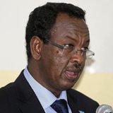 Somalia's newly appointed Prime Minister Abdi Farah Shirdon Saaid addresses members of the parliament after his introduction in Mogadishu Oc Somalia's newly appointed Prime Minister Abdi Farah Shirdon Saaid addresses members of the parliament after his introduction in Mogadishu Oc