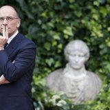 Italian Prime Minister Enrico Letta looks up as he waits for the arrival of his Israeli counterpart Benjamin Netanyahu at Villa Madama in Ro Italian Prime Minister Enrico Letta looks up as he waits for the arrival of his Israeli counterpart Benjamin Netanyahu at Villa Madama in Ro