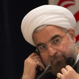 Iran's President Hassan Rouhani takes questions from journalists during a news conference in New York September 27, 2013. REUTERS/Adrees Lat Iran's President Hassan Rouhani takes questions from journalists during a news conference in New York September 27, 2013. REUTERS/Adrees Lat